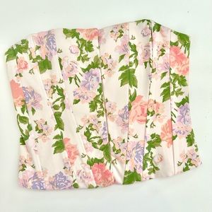 Zara Floral Corset Top